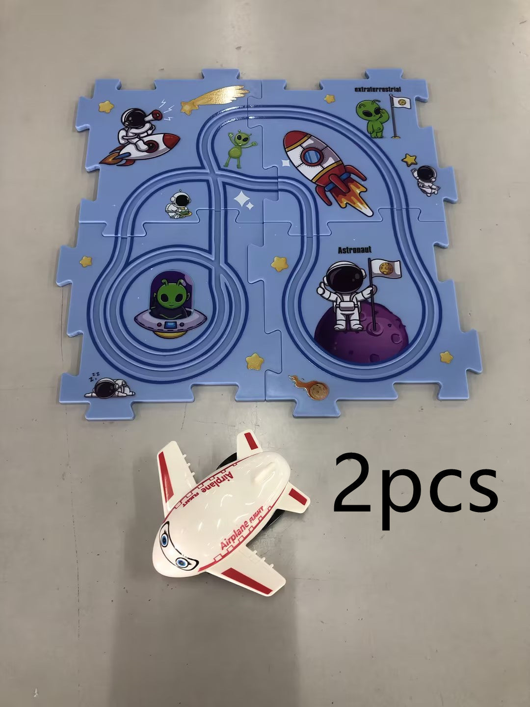 TurboTrack Puzzle™| Children Electric Railroad Puzzle (Car Included!)